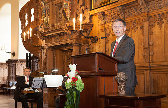 Bürgermeister Carsten Sieling beim Festakt 150 Jahre Bürgerpark